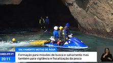 Polícia Marítima promove formação de salvamento com motas de água nos Açores [Vídeo]