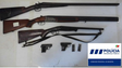PSP apreende 5 armas de fogo ilegais no norte da ilha