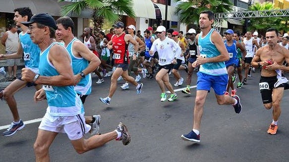 Interrupção do trânsito devido à Corrida Dos Homens