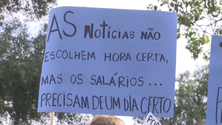 Imagem de Trabalhadores da TSF em greve 24 horas acusam administração de «desrespeito»