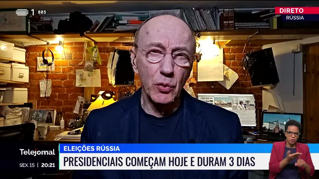 RTP em Moscovo a acompanhar as eleições presidenciais na Rússia