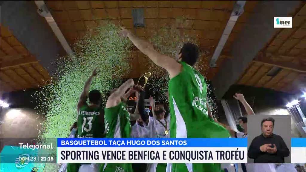 Sporting vence Taça Hugo dos Santos em basquetebol.