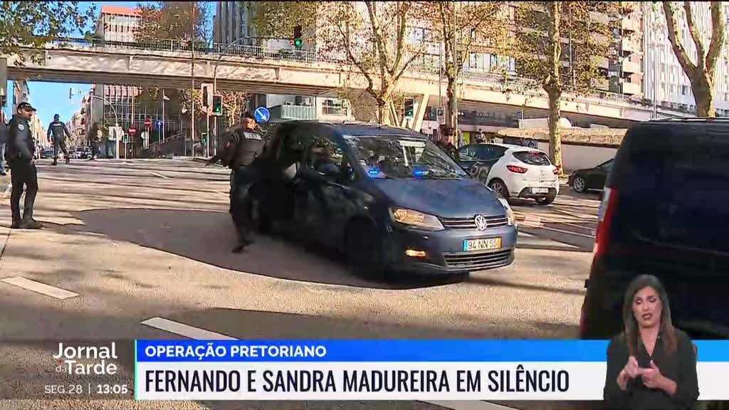 Operação Pretoriano. Fernando Madureira e a mulher em silêncio