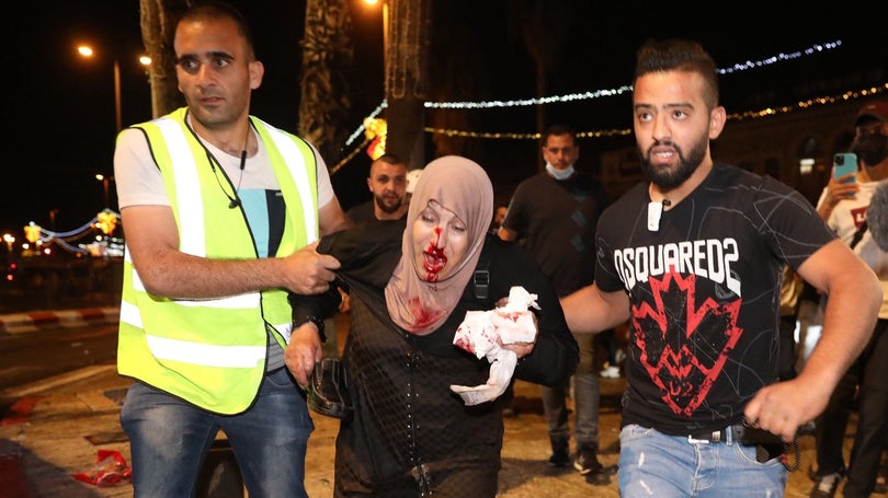 Imagem de Papa apela para o fim da violência em Jerusalém