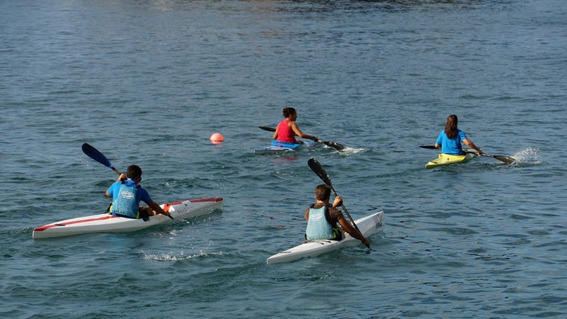 Imagem de Canoístas Navalistas no Campeonato Nacional de Fundo