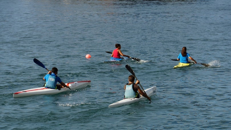 Canoístas Navalistas no Campeonato Nacional de Fundo