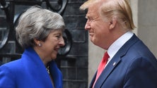 Imagem de Trump elogia May mas diz que teria negociado Brexit de forma diferente