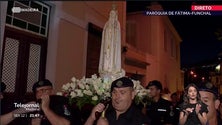 Procissão das velas na paróquia de Nossa Senhora de Fátima  (vídeo)