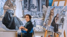 Imagem de Mural de Paula Rego criado para a National Gallery em Londres exposto pela primeira vez