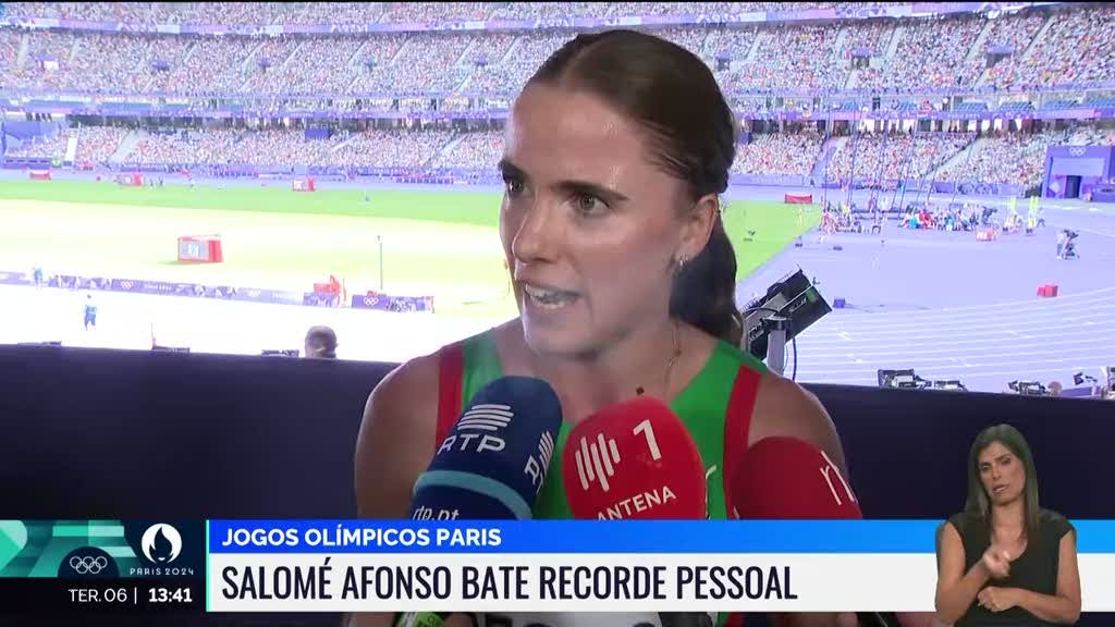 Paris2024. Salomé Afonso na meia final de 1.500 metros