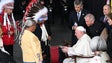 Imagem de Papa Francisco chegou ao Canadá para peregrinação penitencial
