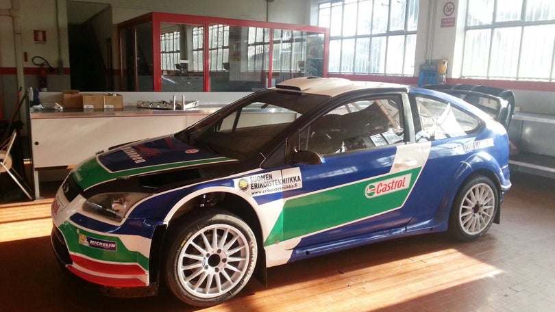 Rui Pinto compete no Campeonato da Madeira de ralis com o Ford Focus WRC de 2009