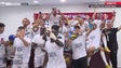 Imagem de Jogadores do Estrela da Amadora em grande festa (vídeo)