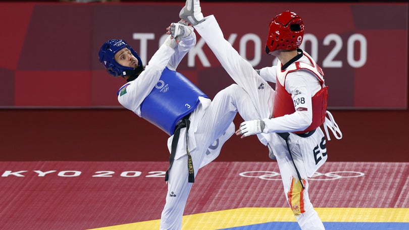 Imagem de Rui Bragança fora da prova de taekwondo