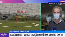 Imagem de Mau tempo leva ao cancelamento de 13 voos (vídeo)