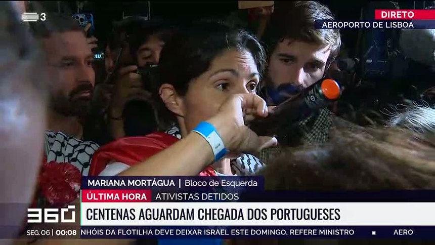 Activists at airport