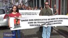 Trabalhadores do comércio manifestam-se em Angra do Heroísmo ( Vídeo)