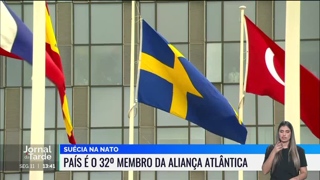 Suécia já é membro oficial da NATO