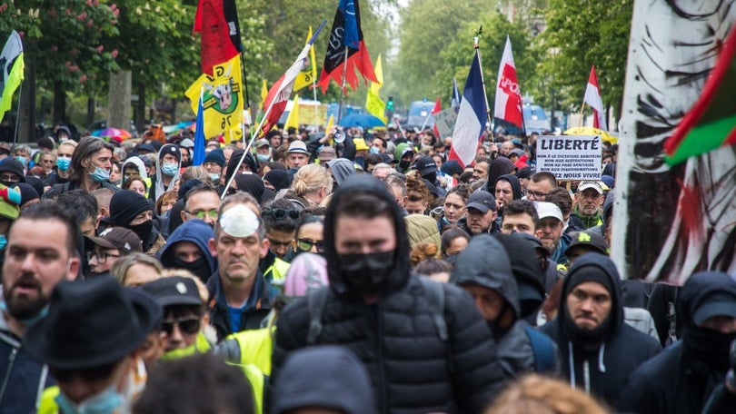 Imagem de Trabalhadores saíram à rua em várias partes do mundo