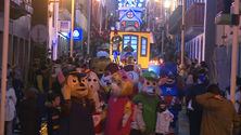 Imagem de Desfile de Natal animou o centro da Praia da Vitória (Vídeo)