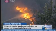 Imagem de Espuma retardante nos incêndios causa dúvidas (Vídeo)