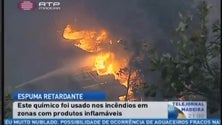 Espuma retardante nos incêndios causa dúvidas (Vídeo)