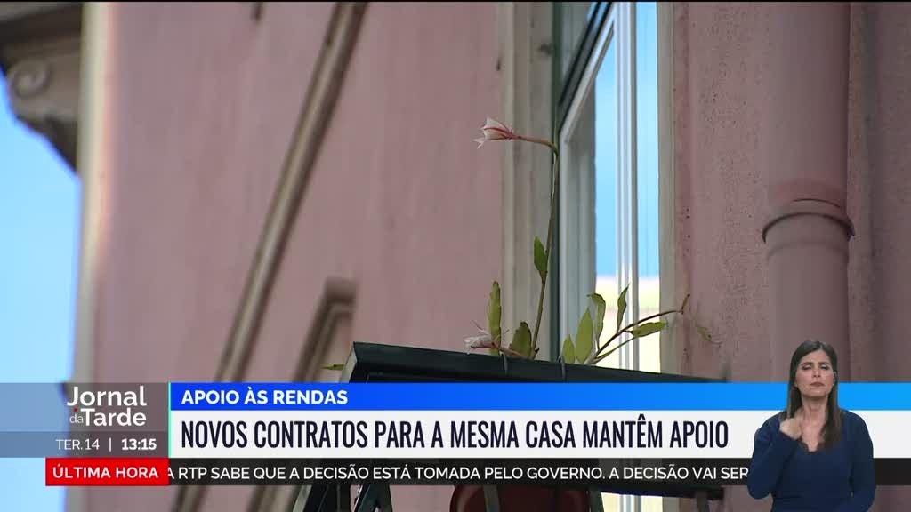 Rendas. Novos contratos para a mesma casa mantêm apoio