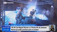Imagem de Hyundai I20 R5 de Miguel Nunes – João Paulo e o Ford Fiesta R5 de António Nunes e Roberto Castro, carros assistidos pela RMC foram apresentados