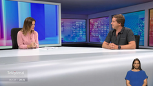 Imagem de Presidente da Associação Nacional de Surfistas em entrevista à RTP Açores