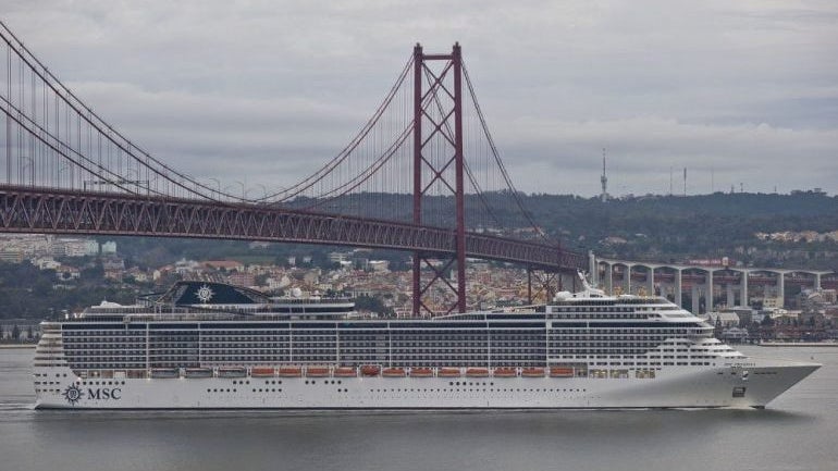Imagem de Covid-19: Autoridades vão repatriar mais de 1.300 passageiros de cruzeiro que hoje chegou a Lisboa