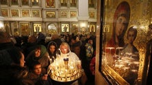 Imagem de Ortodoxos celebraram o Natal neste sábado