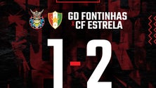 Imagem de Fontinhas perdeu frente ao Estrela da Amadora (Vídeo)