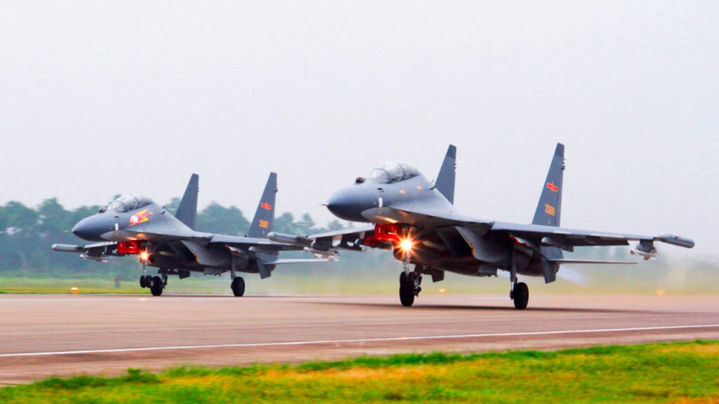Imagem de Aviões chineses em exercícios militares conjuntos na Tailândia