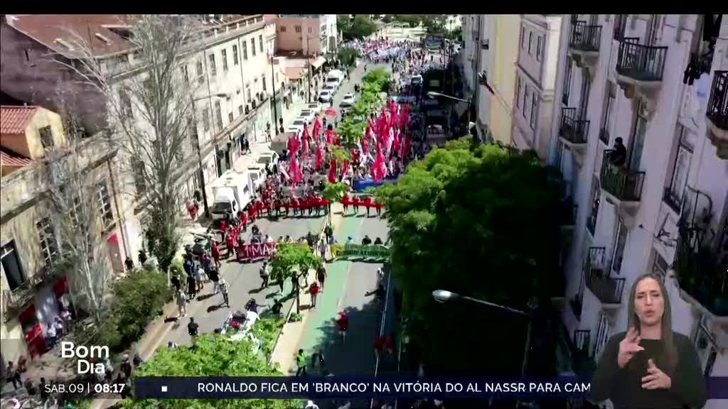 CGTP convocou manifestações em Lisboa e no Porto