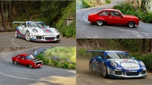 Imagem de Os Porsches de Filipe Freitas e Paulo Mendes estiveram em testes para a prova inaugural do campeonato