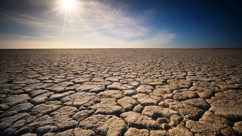 Imagem de Portugal com 48% do território em seca severa a extrema