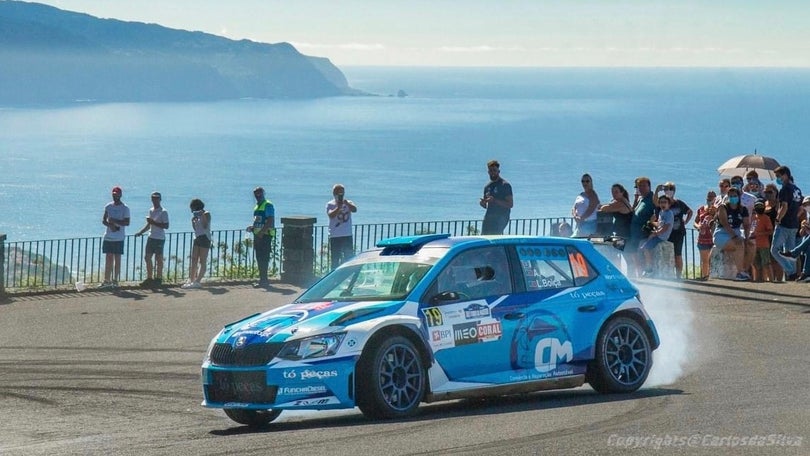 Imagem de António Dias participa na Rampa do Monte com o Skoda Fabia R5.