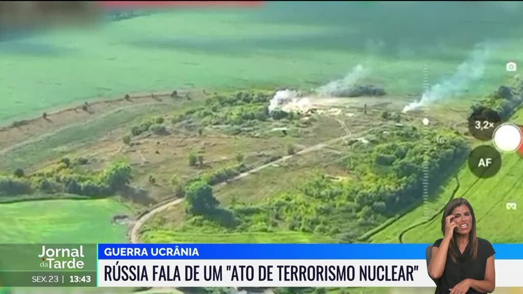 Guerra na Ucrânia. Rússia fala de um "ato de terrorismo nuclear"