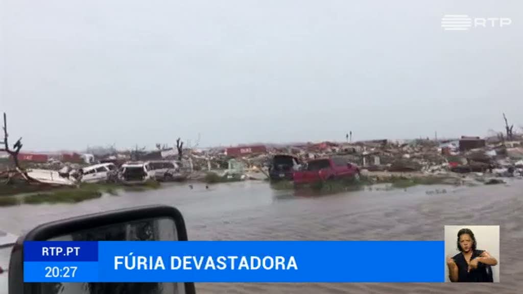 Furac�o Dorian devastou parcialmente as Bahamas