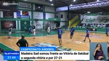 Imagem de Andebol Masculino: Madeira SAD vence Vitória de Setúbal (Vídeo)