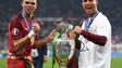 Imagem de Ronaldo e Pepe entre os 55 candidatos ao “onze do ano” da FIFPro