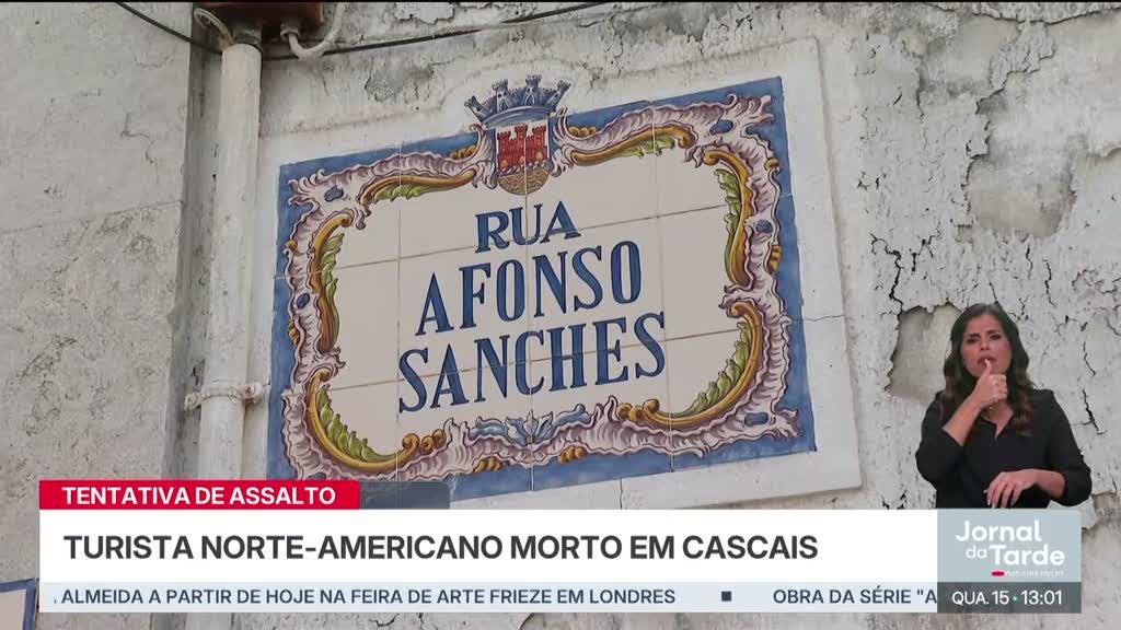 Turista norte-americano morto em Cascais