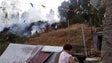 Imagem de Fogo ameaçou casas nas Fontaínhas