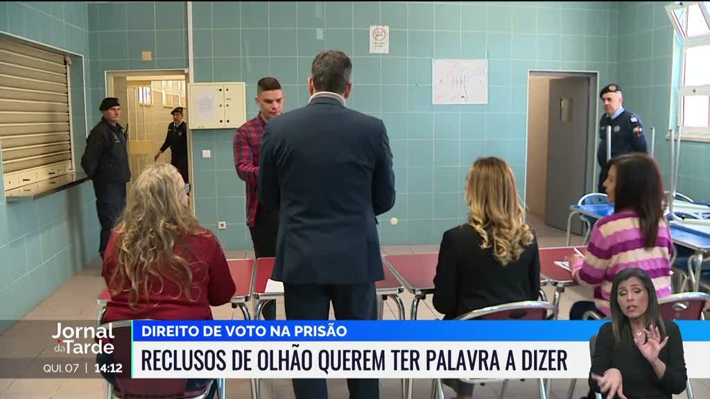 Reclusos de Olhão exercem direito de voto