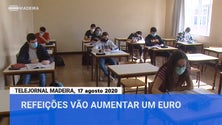 Imagem de Covid-19: Refeições nas escolas da Madeira vão aumentar um euro (Vídeo)