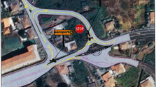 Imagem de Trânsito condicionado no entroncamento da ER204 com a Estrada João Gonçalves Zarco e a Estrada das Eiras