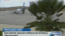 Voos charter levam milhares ao Porto Santo