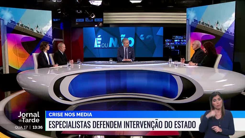 Crise nos média esteve em debate no "É ou não é"