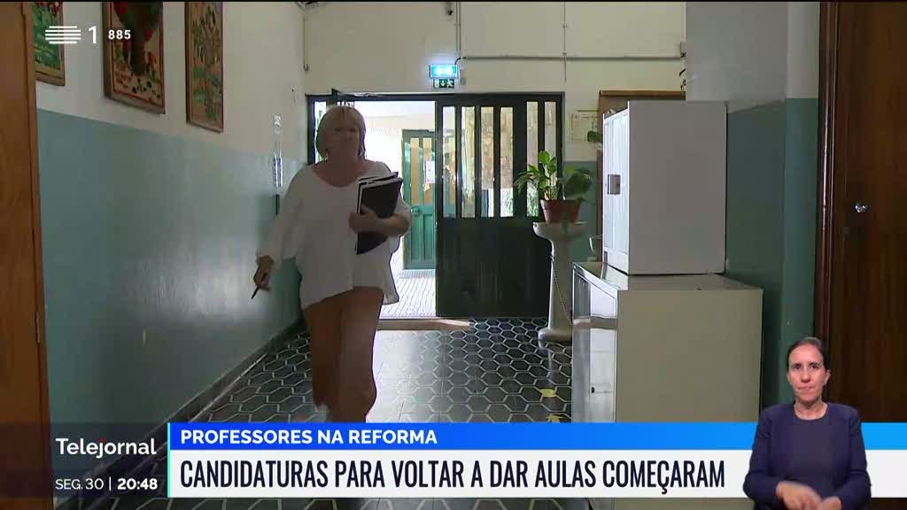 Professores na reforma podem voltar a dar aulas