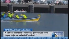 Regata de canoas tradicionais (Vídeo)